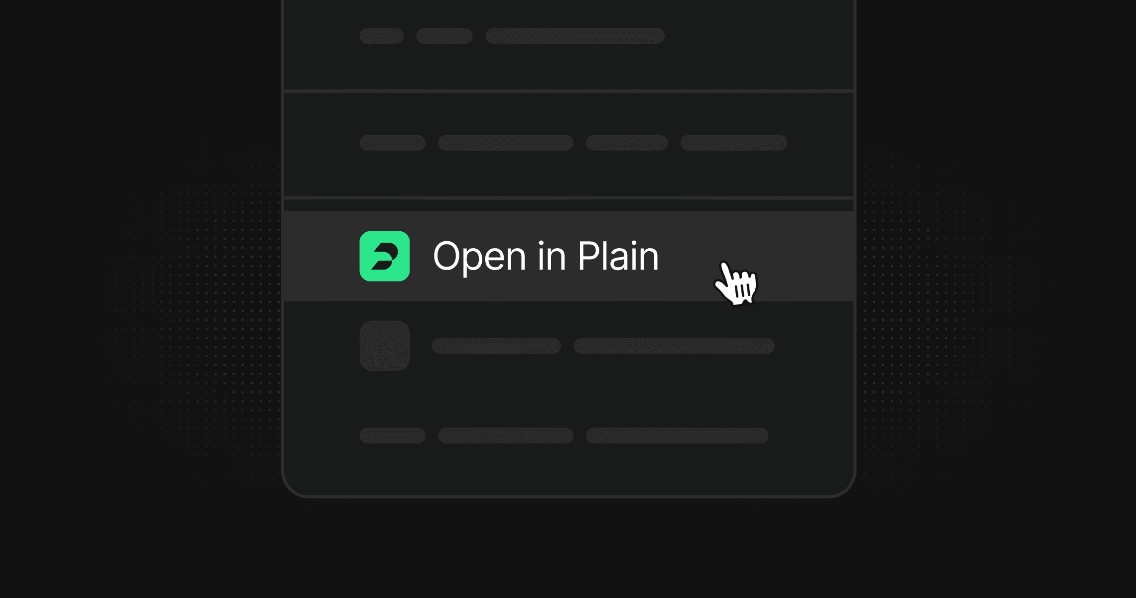 open in plain