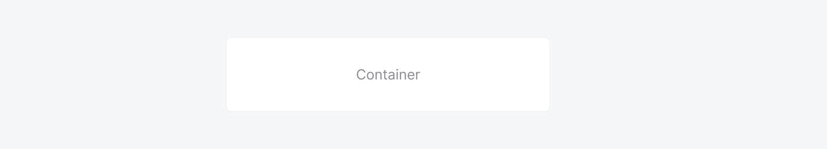 Example container